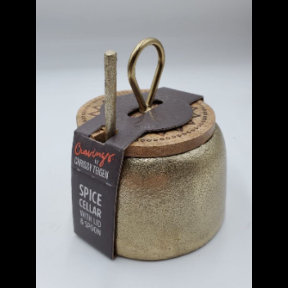 Cravings By Chrissy Teigen 4" Spice Cellar w/Lid & Spoon